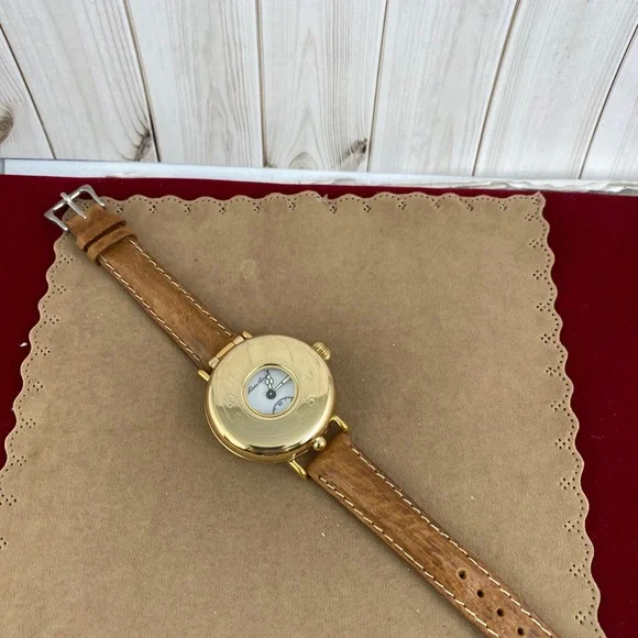Vintage Eddie Bauer 18KGP Field Watch Flip Top Crystal Guard - Picture 7 of 11